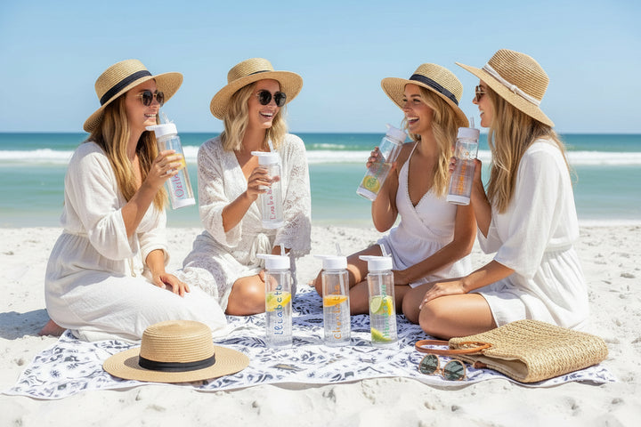 clear bpa free plastic water bottle