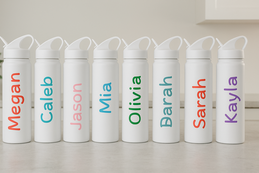 Bachelorette Party Set of 6 – Personalized Water Bottles