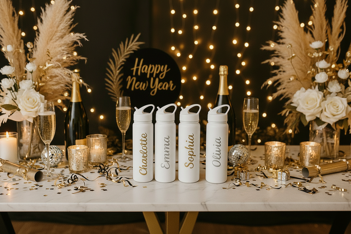 Holiday Sublimation Bottle - Permanent Sublimation Print - Won't Peel or Fade - Permanent Sublimation Print - Won't Peel or Fade