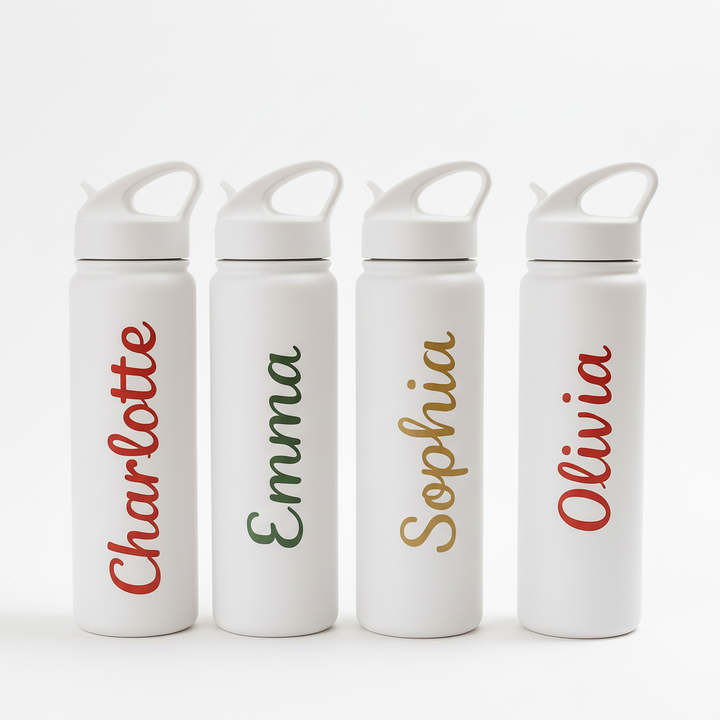 Holiday Sublimation Bottle - Permanent Sublimation Print - Won't Peel or Fade - Permanent Sublimation Print - Won't Peel or Fade